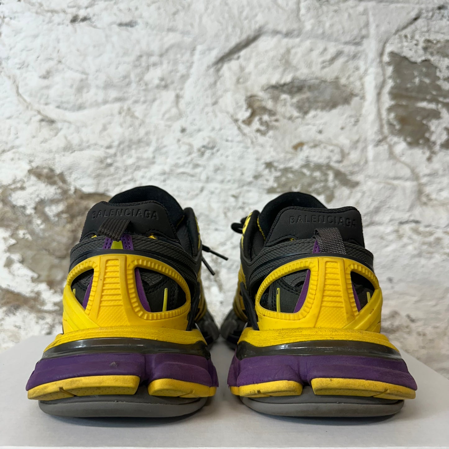 Balenciaga Track 2 Yellow Black Purple Sneaker Sz 6 (38)