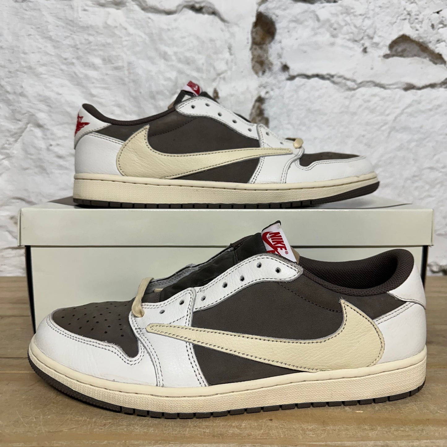 Air Jordan 1 Low Travis Scott Reverse Mocha Sz 11.5