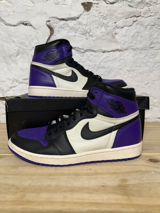 Air Jordan 1 High Court Purple Sz 10