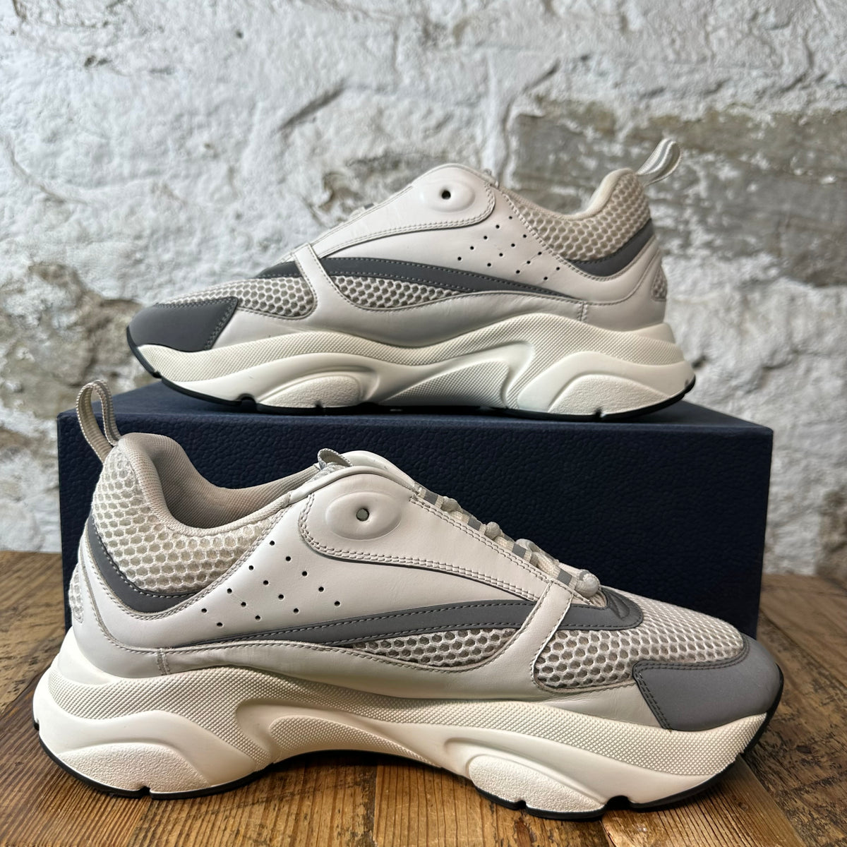 Dior B22 White Grey 3M Sneaker Sz 10 (43)