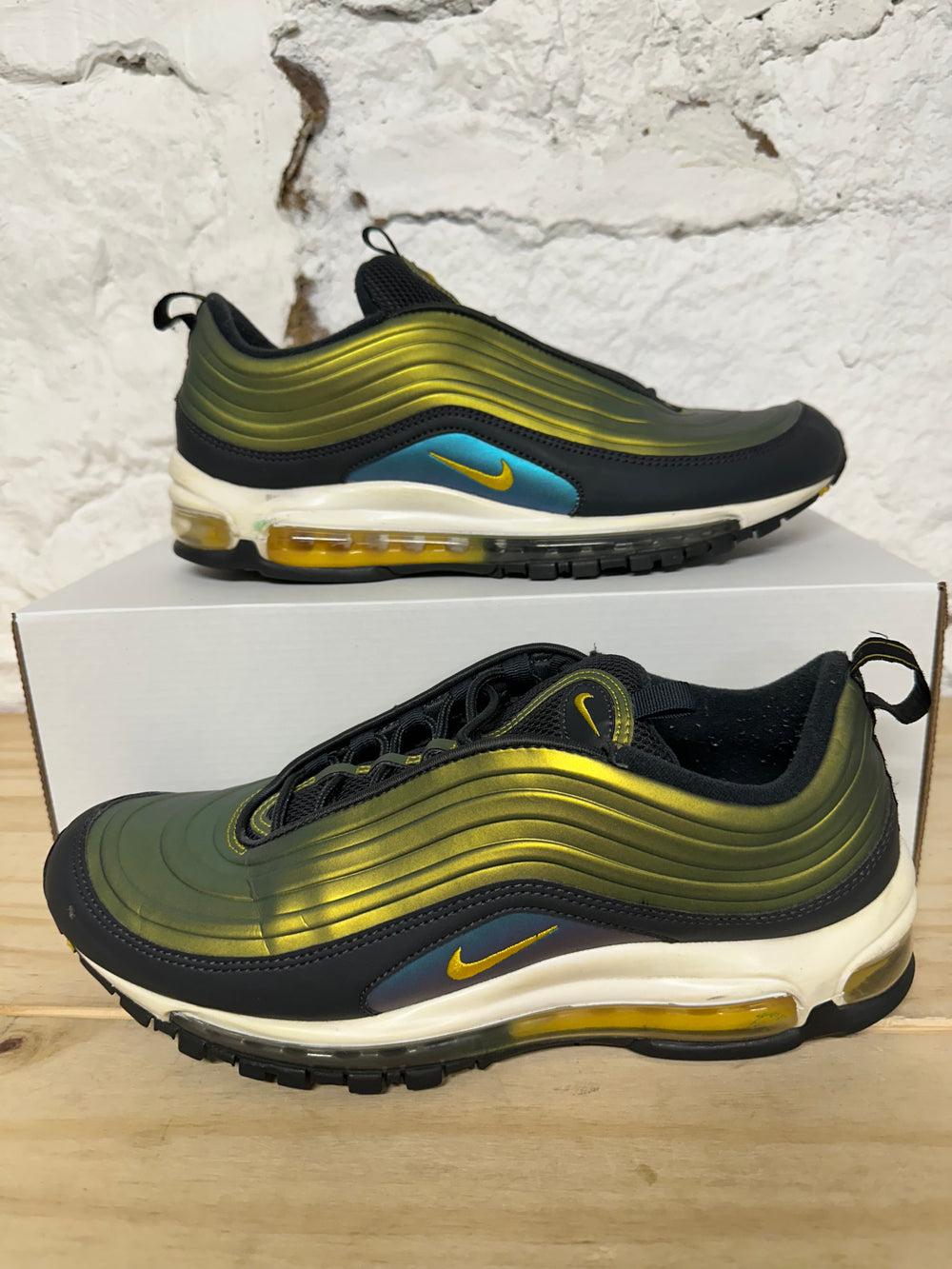 Nike Air Max 97 Anthracite Amarillo Sz 10