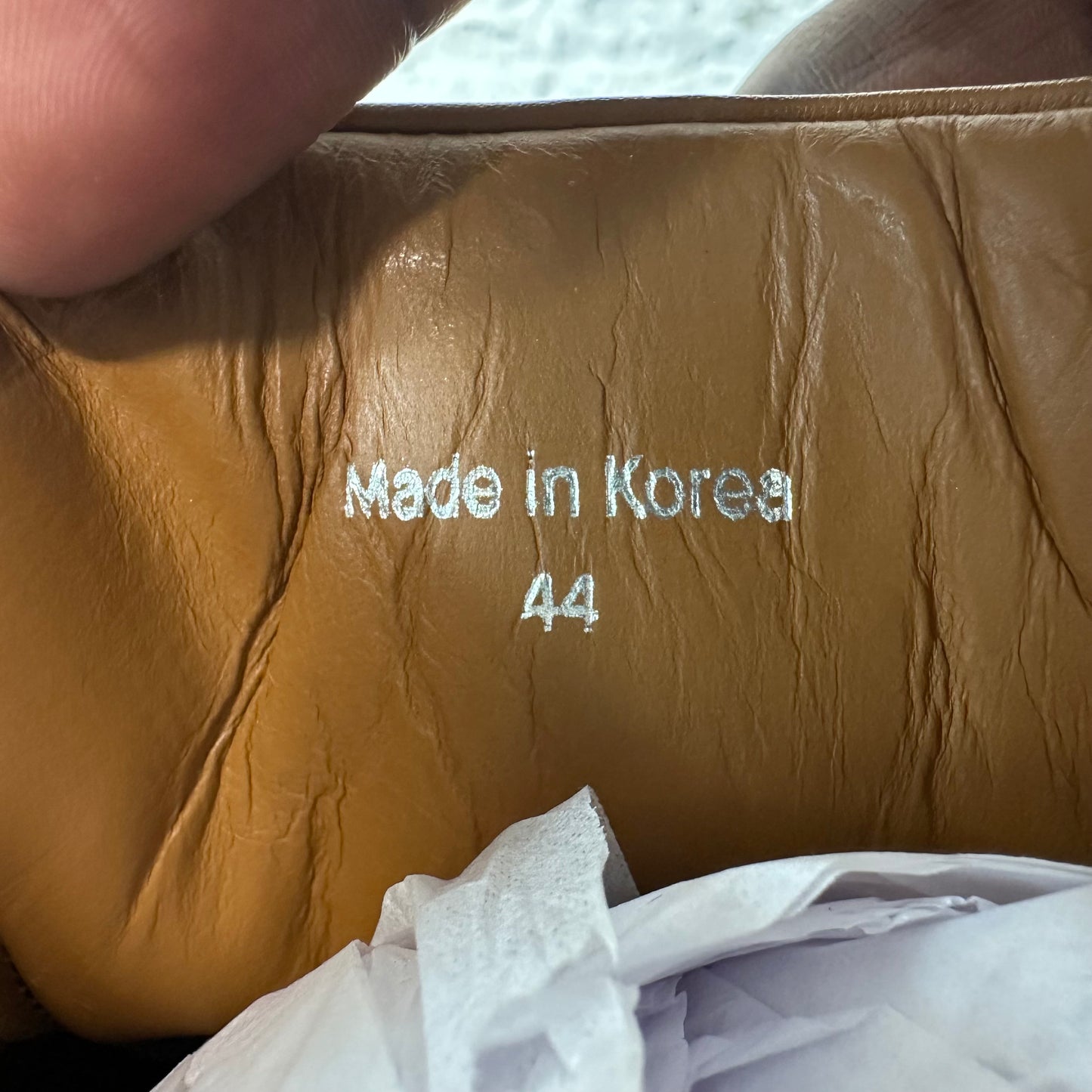 MCM Low Black Monogram Brown Sneaker Sz 11 (44) DS