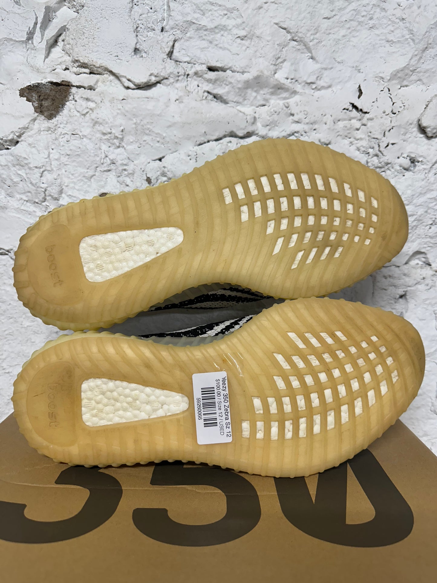 Yeezy 350 V2 Zebra Sz 12