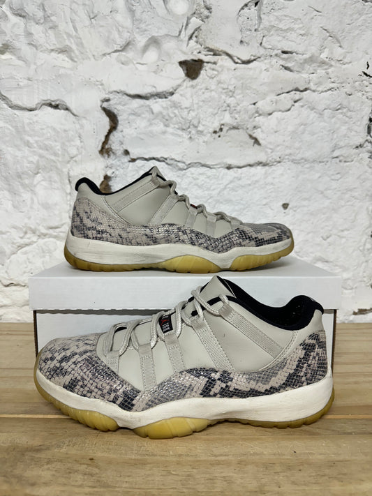 Air Jordan 11 Low Bone Snakeskin Sz 10