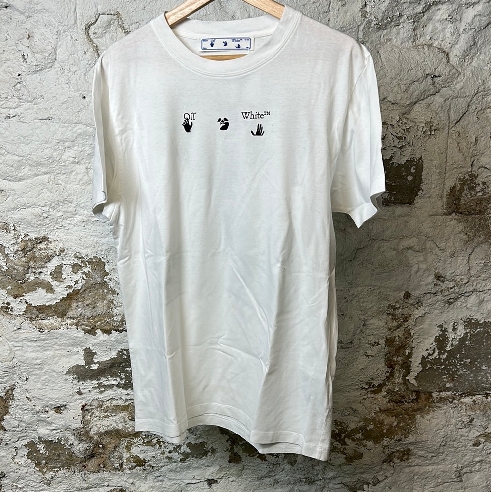 Off-White Green X White T-Shirt Sz M