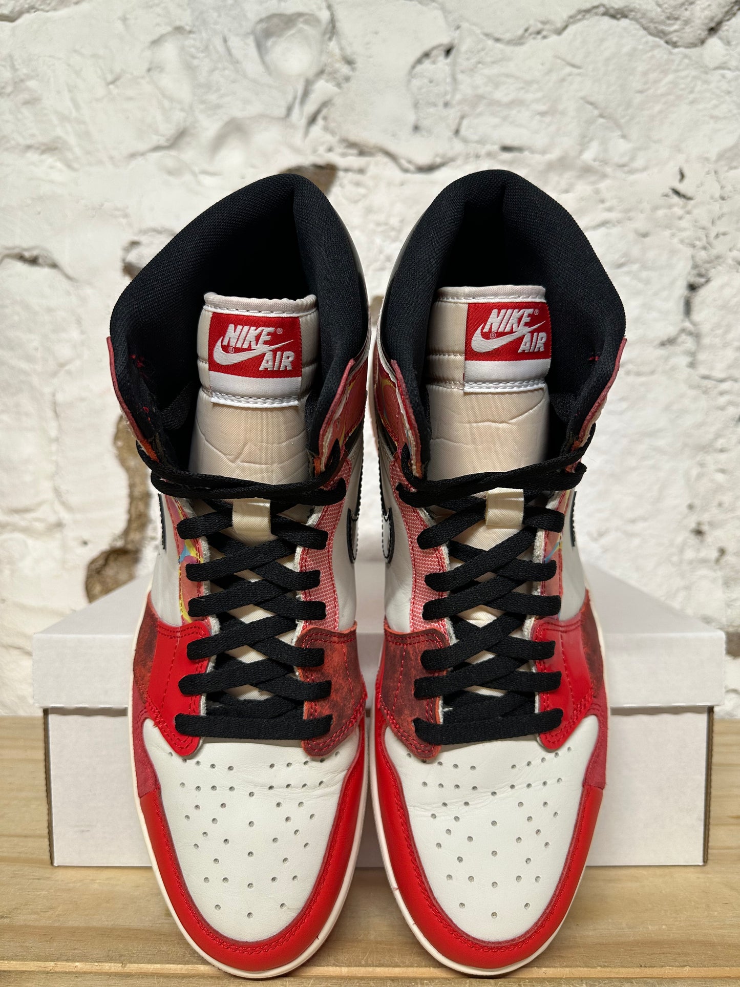 Air Jordan 1 High Spider-Man Across the Spider-Verse Sz 12.5