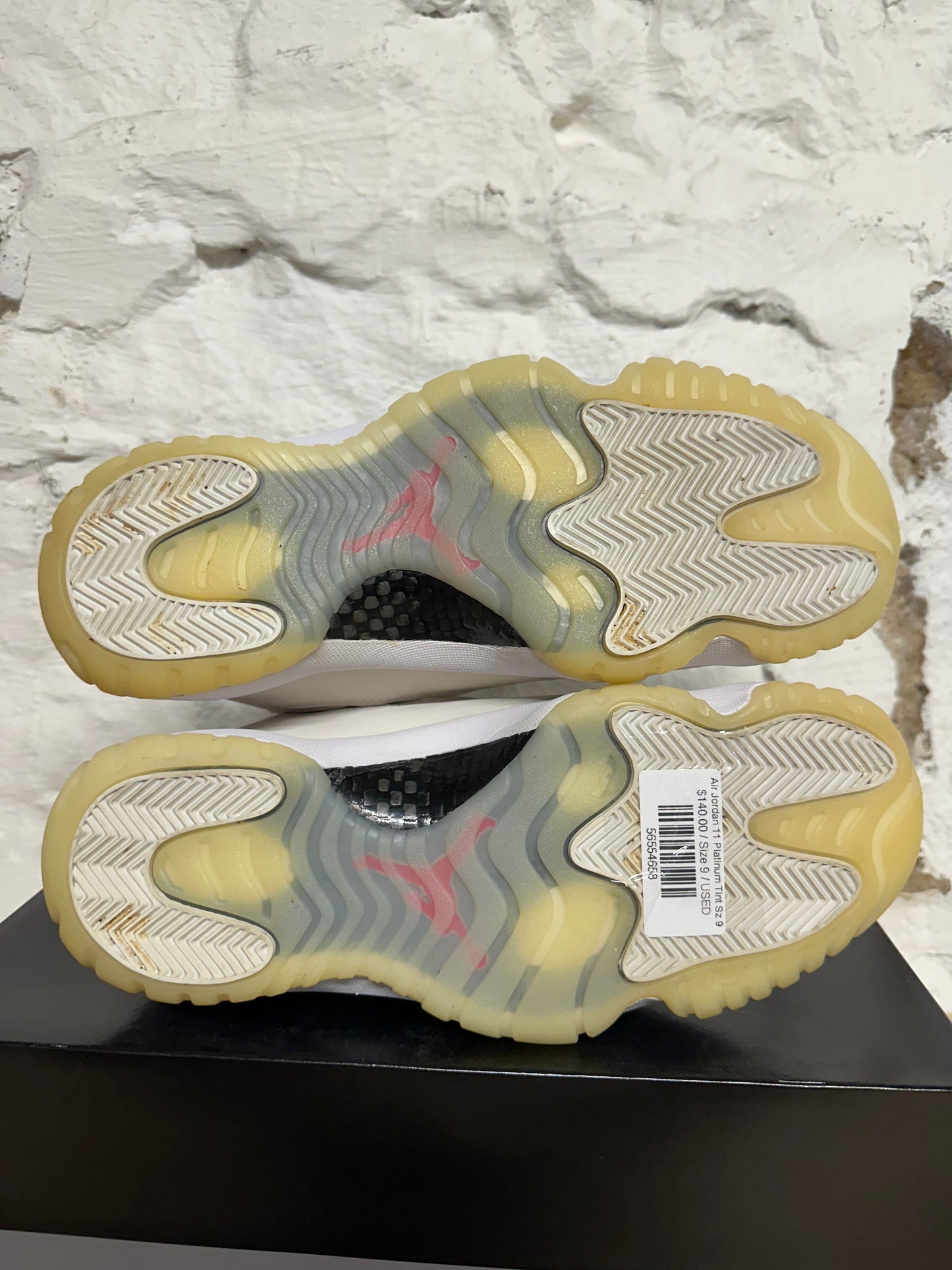 Air Jordan 11 High Platinum Tint Sz 9