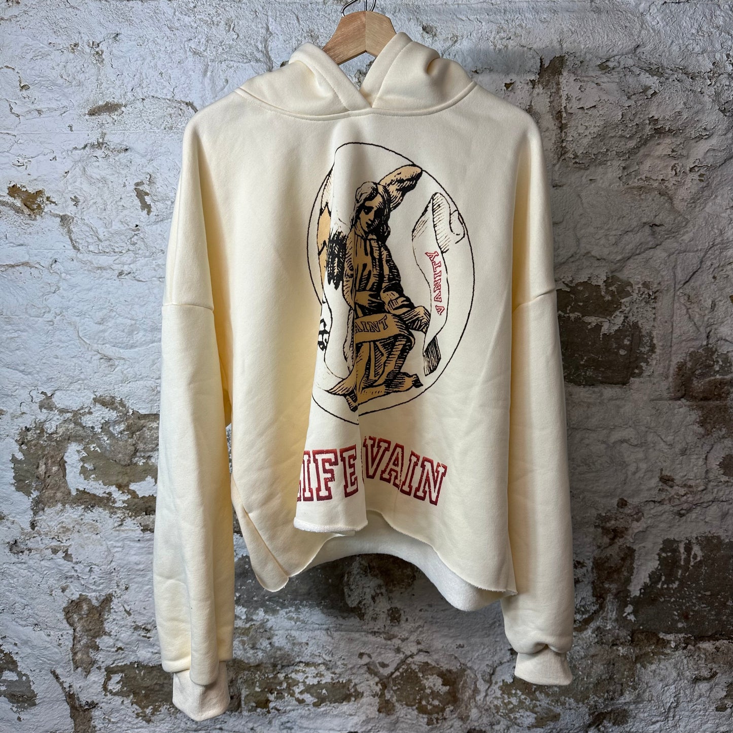 Saint Vanity Life Of Vain Cream Hoodie