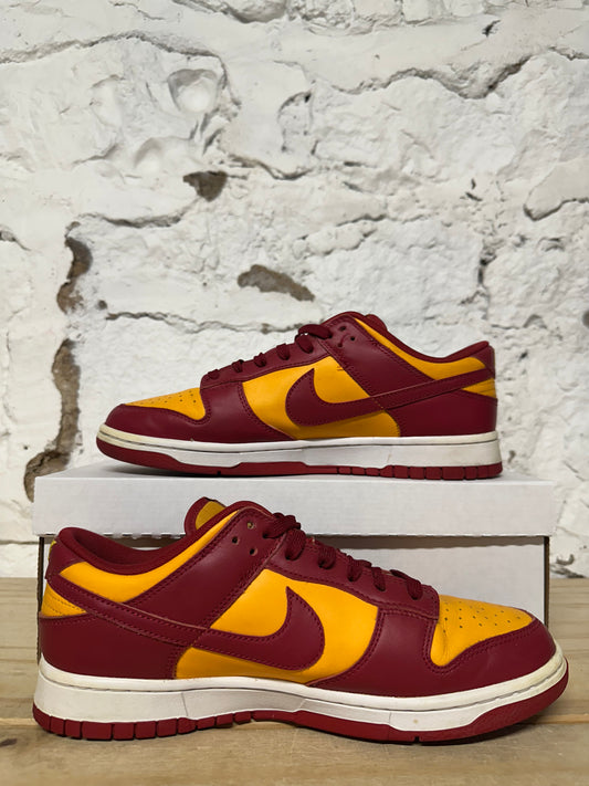 Nike Dunk Low Yellow Maroon Sz 10