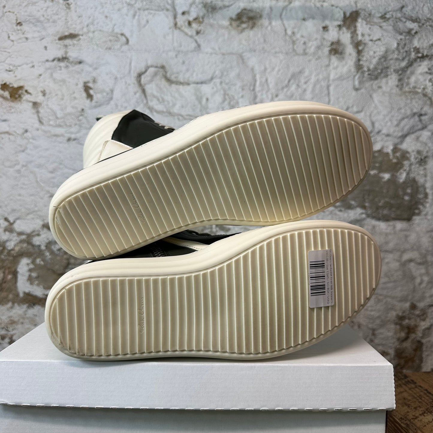 Rick Owens Geobasket Forest Milk Sneaker Sz 12 (45)