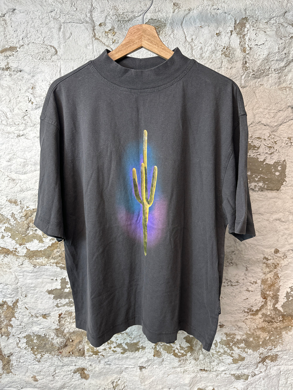 Palm Angels Cactus T-shirt Gray Sz M