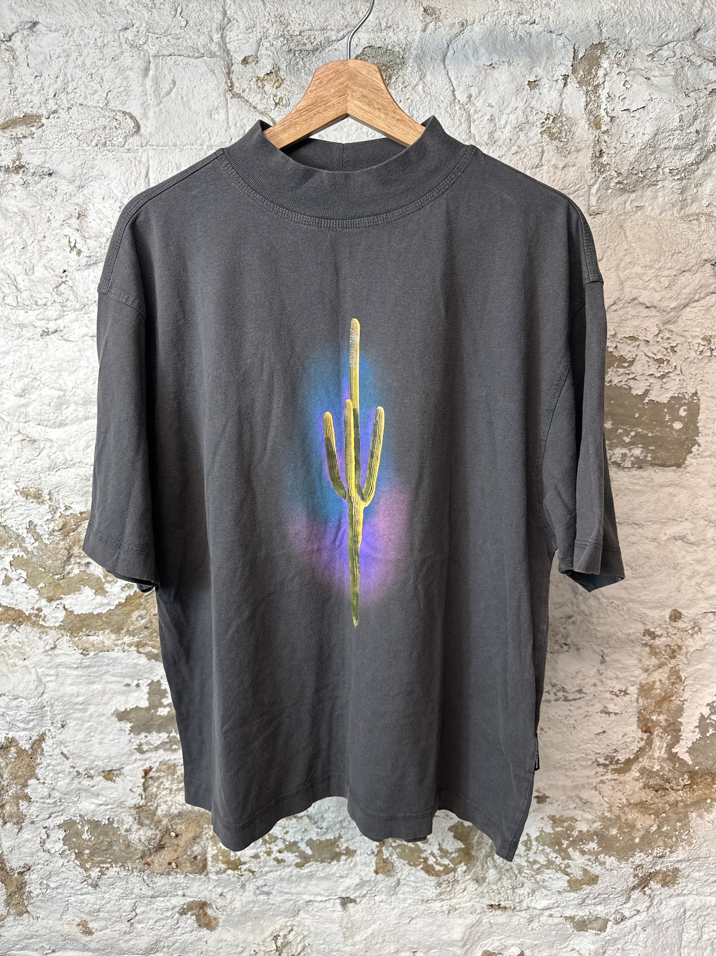 Palm Angels Cactus T-shirt Gray Sz M