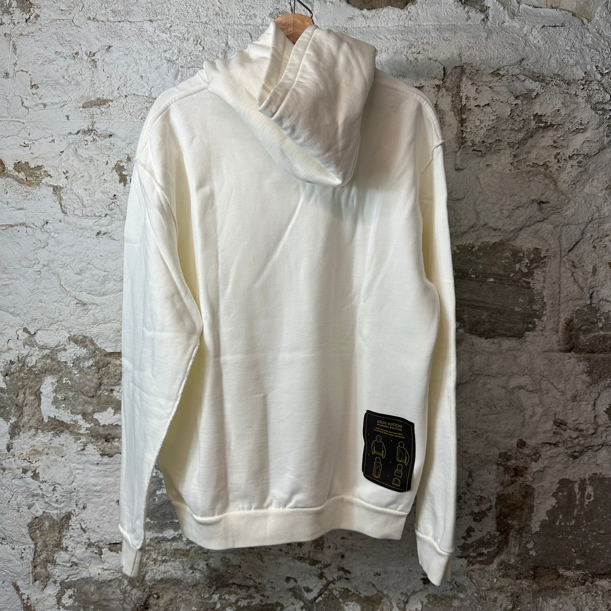 Louis Vuitton Staples Edition White Hoodie Sz XXL