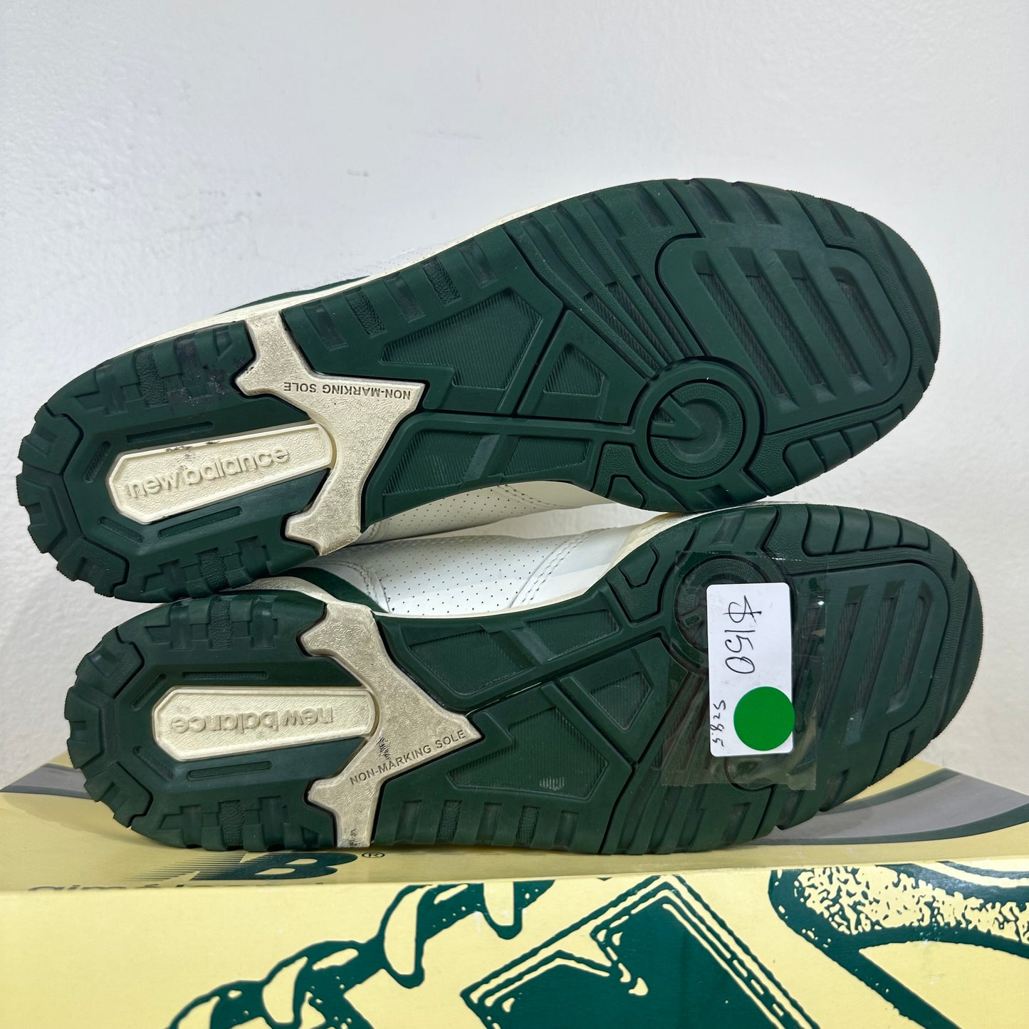 New Balance 550 Aime Leon Dore White Green Sz 8.5