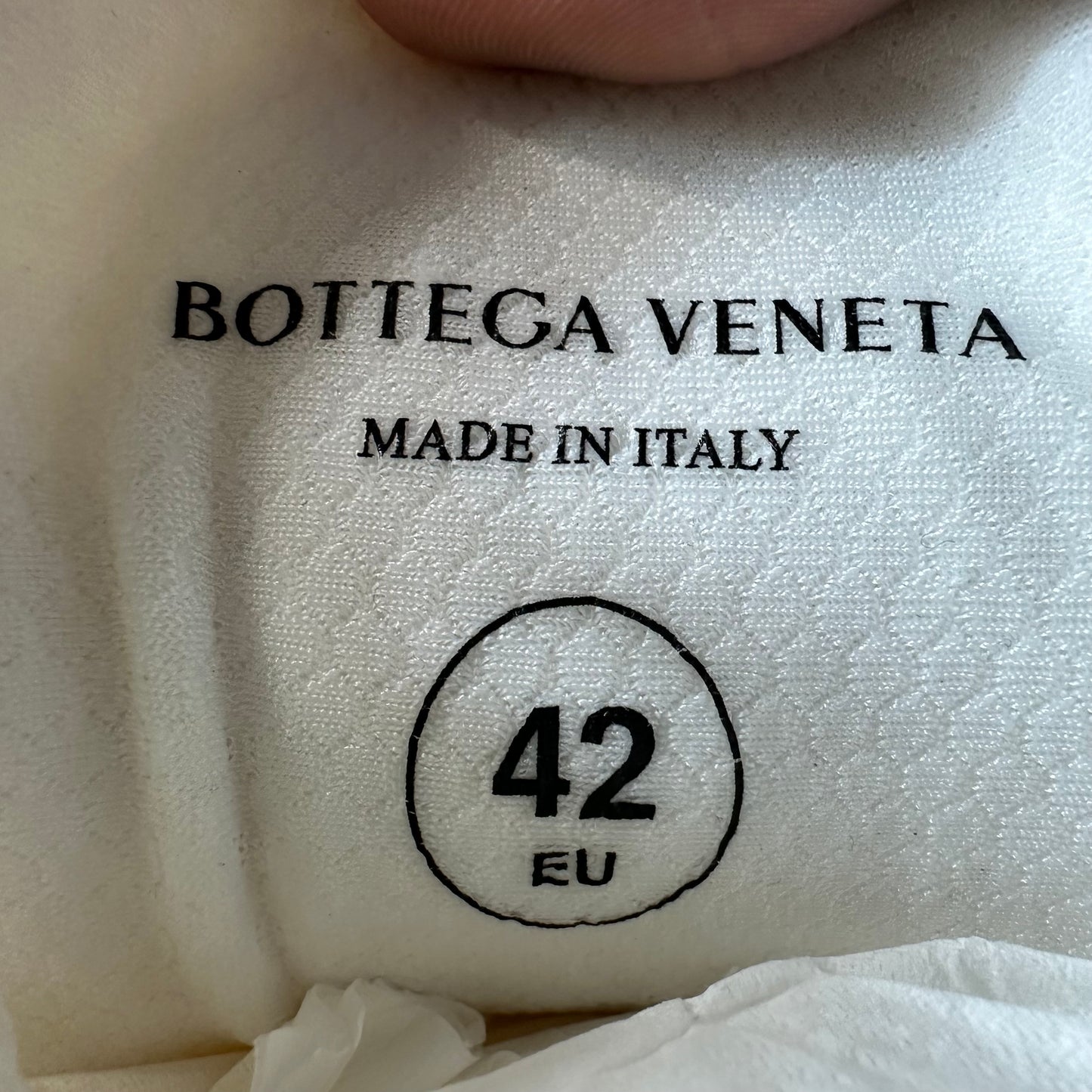 Bottega Veneta Transparent White Orbit Sneaker Sz 9 (42)