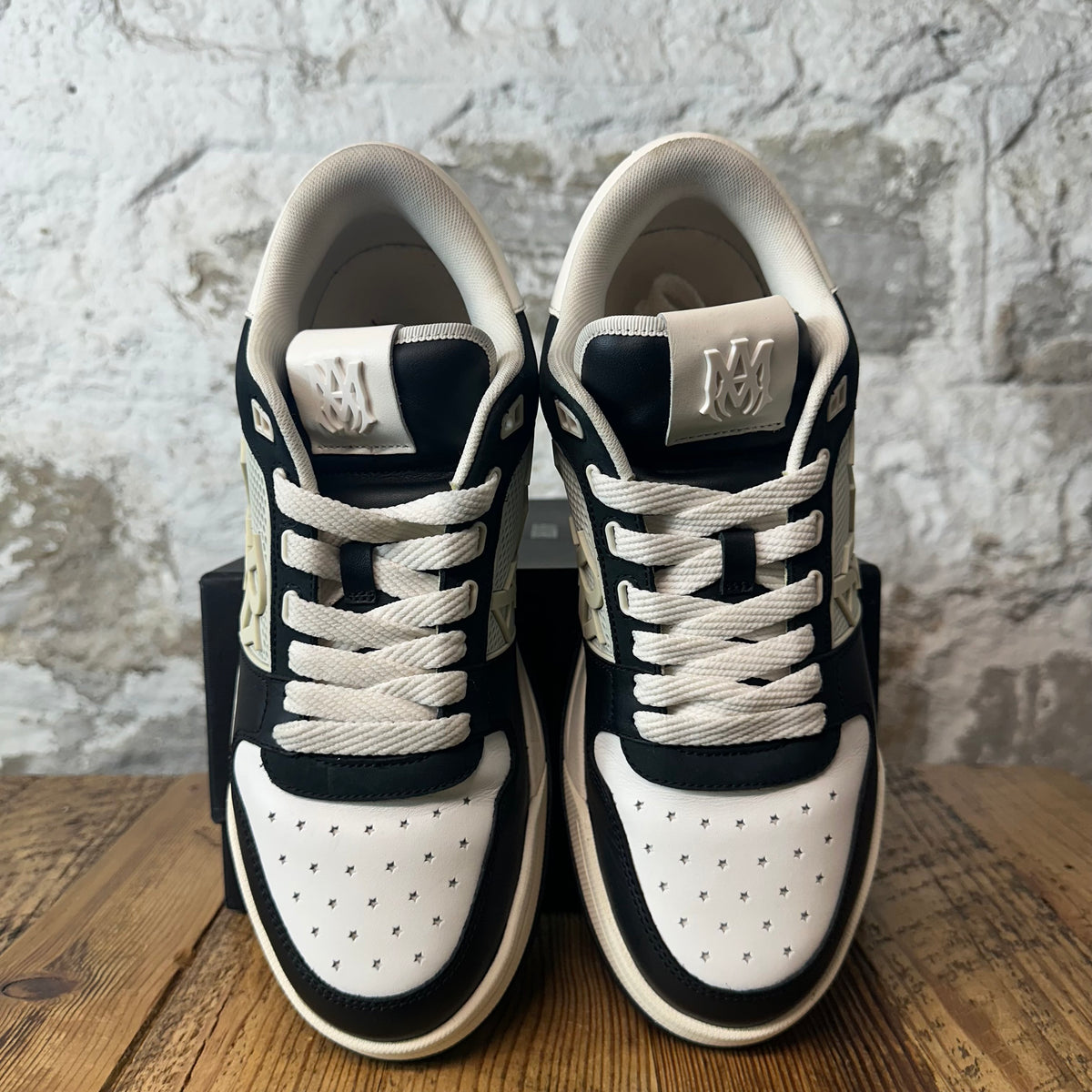Amiri Quad Classic Logo Black White Sneaker Sz 10 (43)