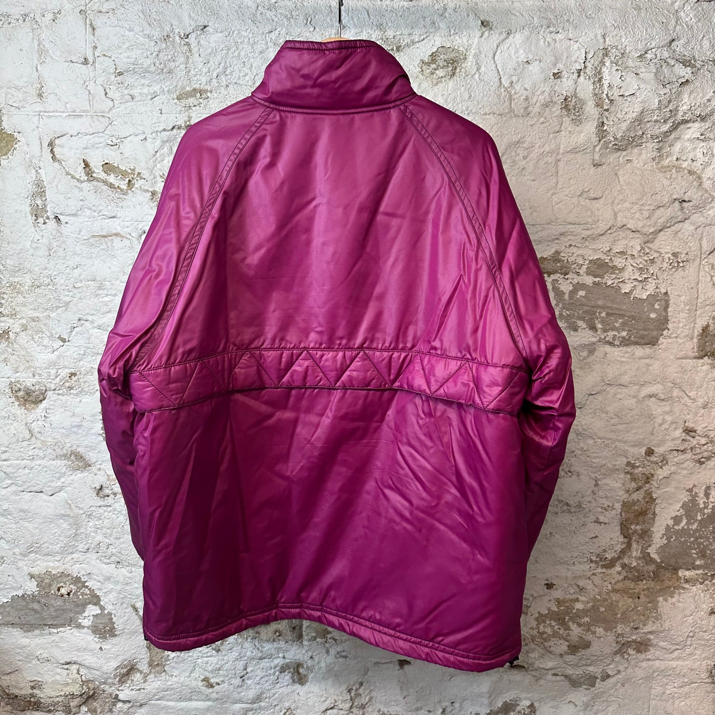 Supreme Contrast Stitch Pullover Jacket Pink Sz XL