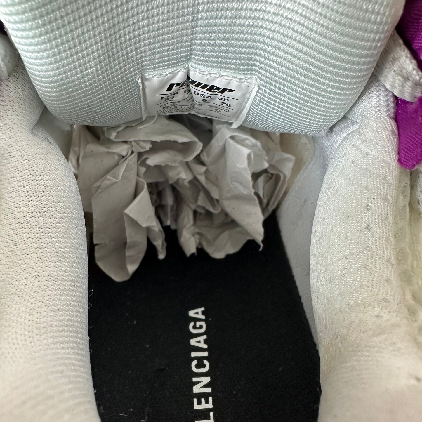 Balenciaga Runner Multicolor White Sneaker Sz 6.5 (39)