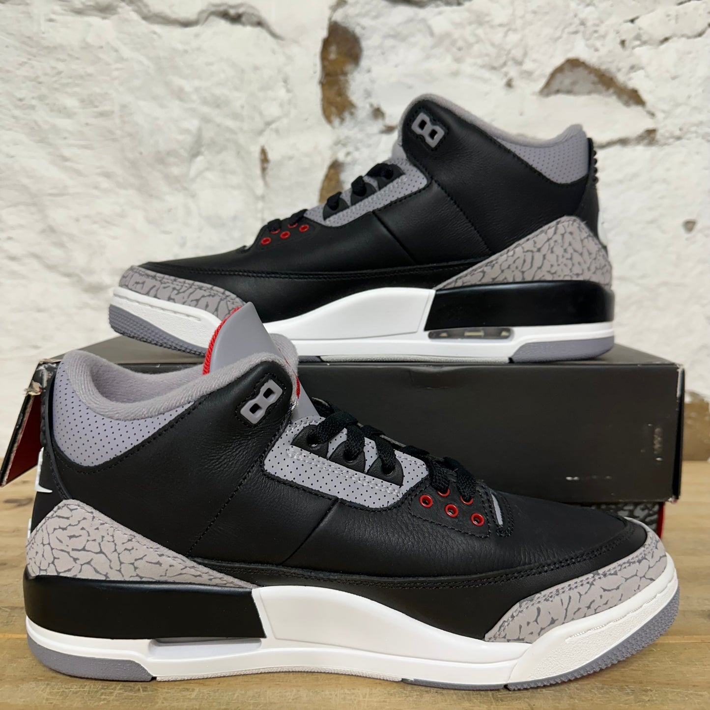 Air Jordan 3 Black Cement Sz 10 DS