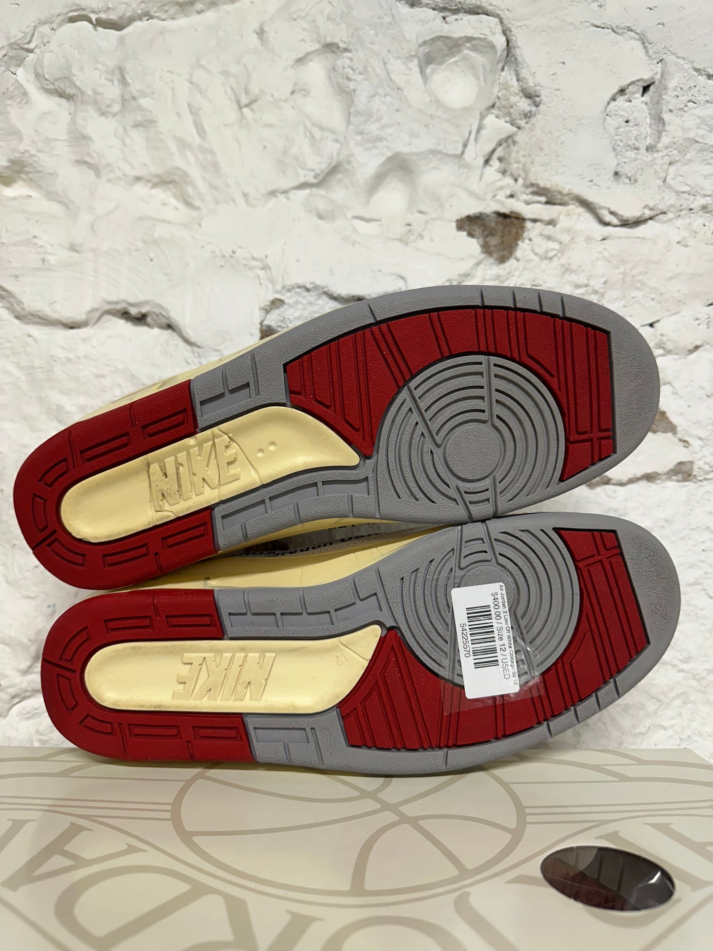 Air Jordan 2 Low Off-White Chicago Sz 12