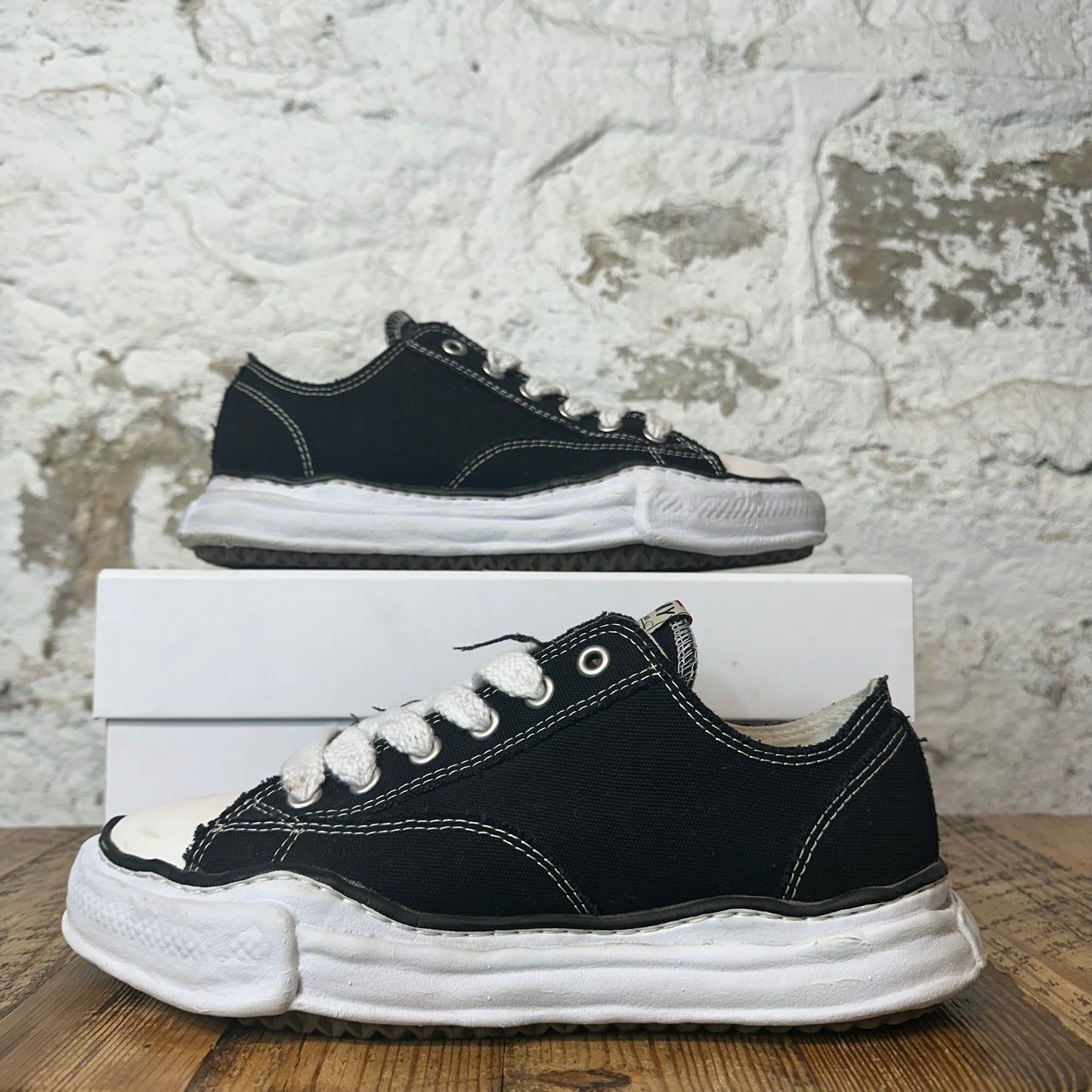 Maison Mihara Black White Peterson Sneaker Sz 10 (43)