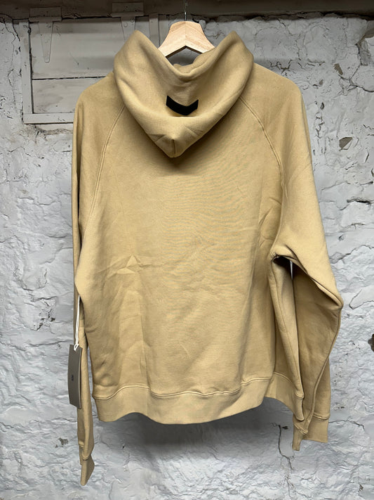 Fear of God Essentials Sand Hoodie Sz S DS