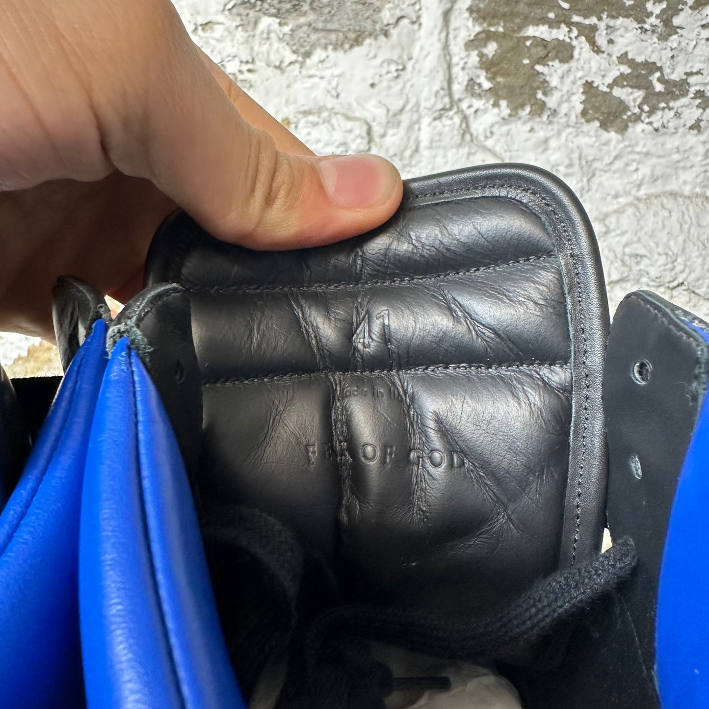 FOG BBALL Black Blue Sz 8 (41)