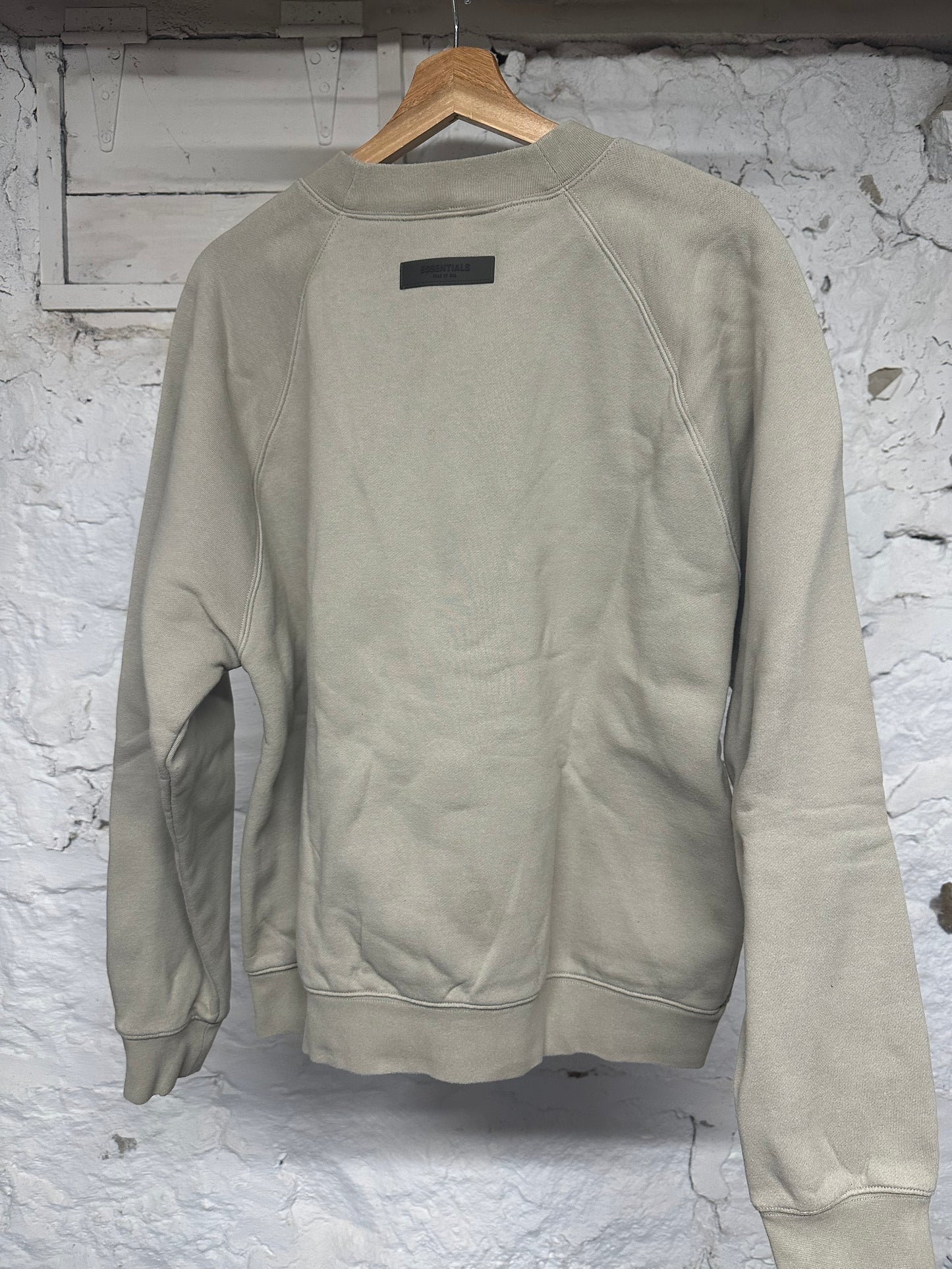 Fear of God Essentials Small Logo Tan Crewneck Sz M