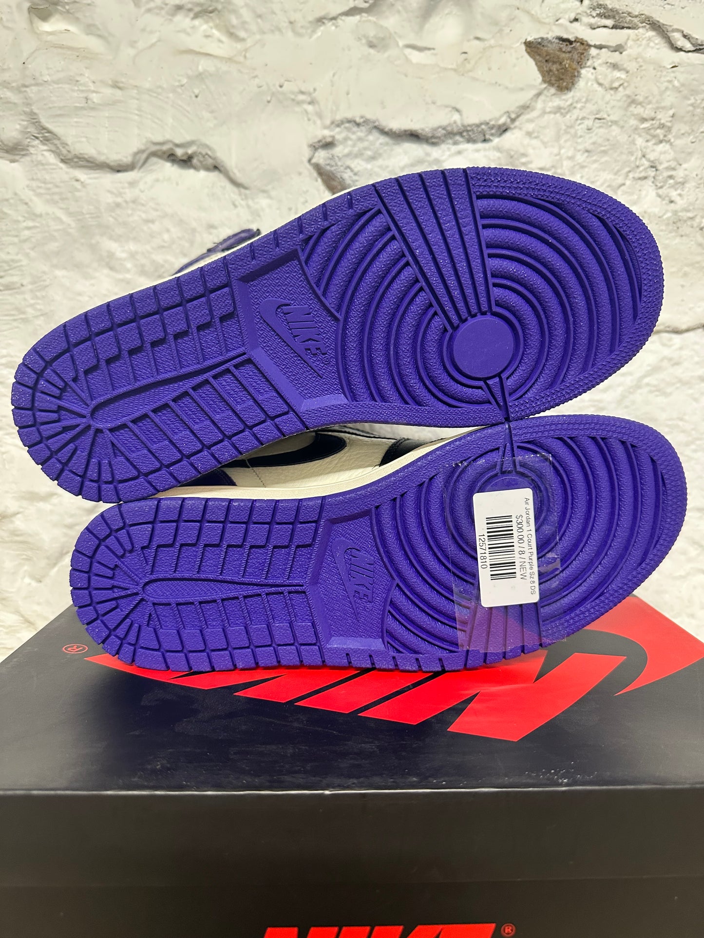 Air Jordan 1 High Court Purple Sz 8 DS