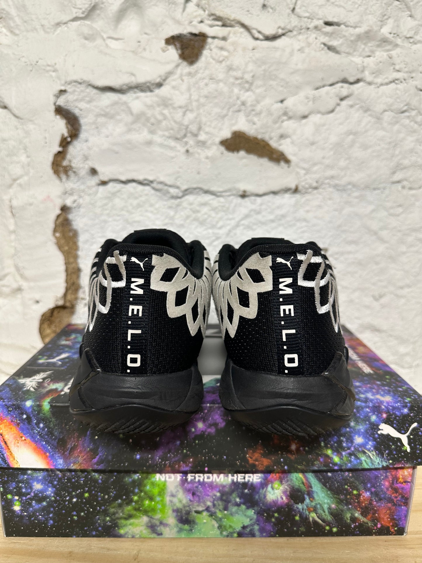 Puma Melo MB01 Black White Sz 8.5