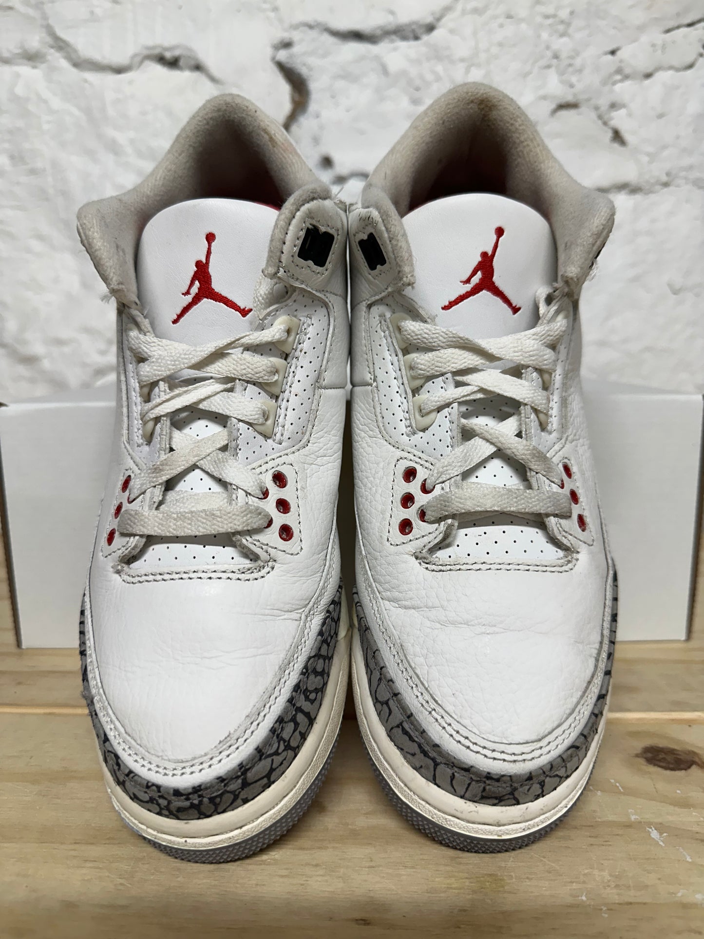 Air Jordan 3 White Cement Reimagined Sz 6Y
