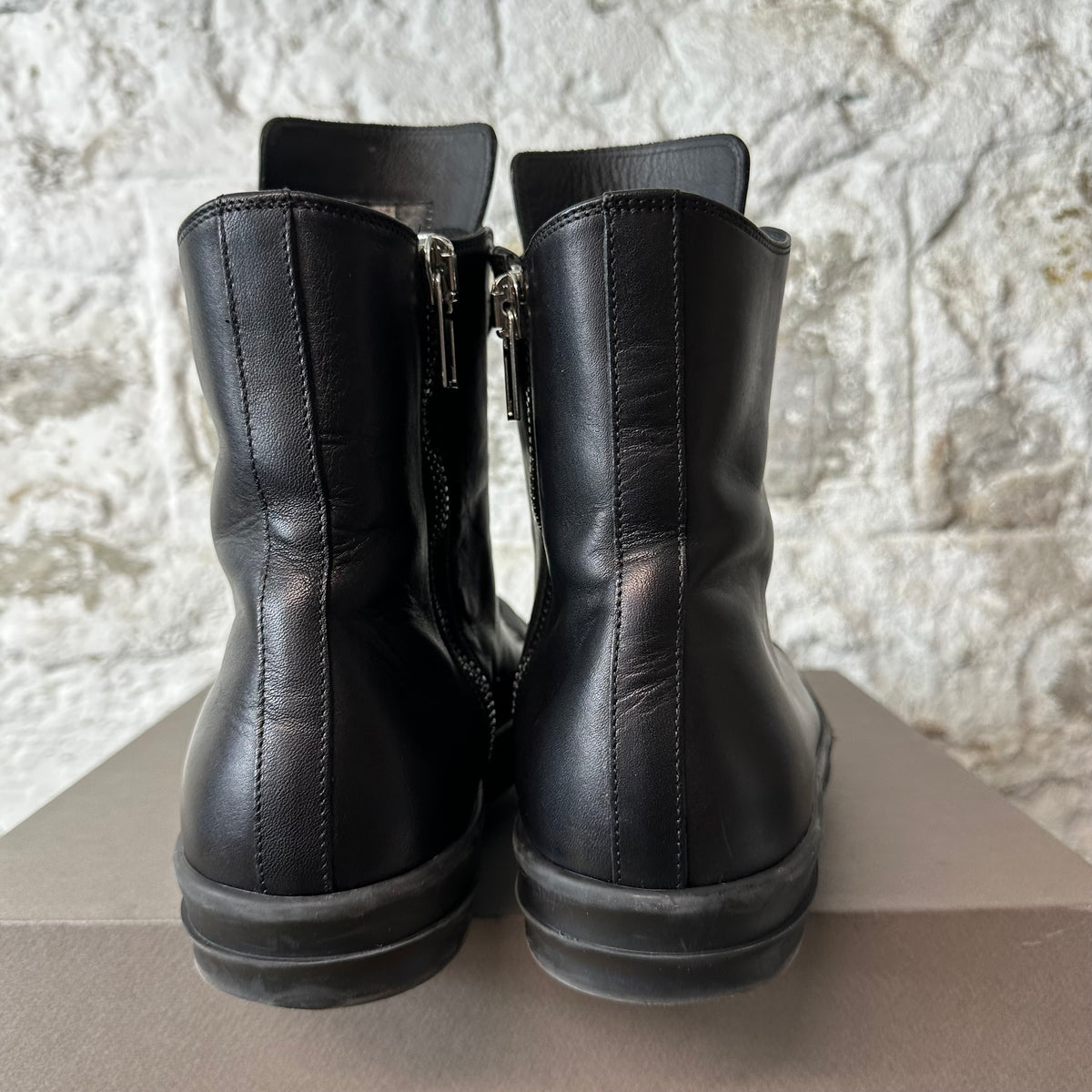 Rick Owens High Triple Black Sneaker Sz 11.5 (44.5)