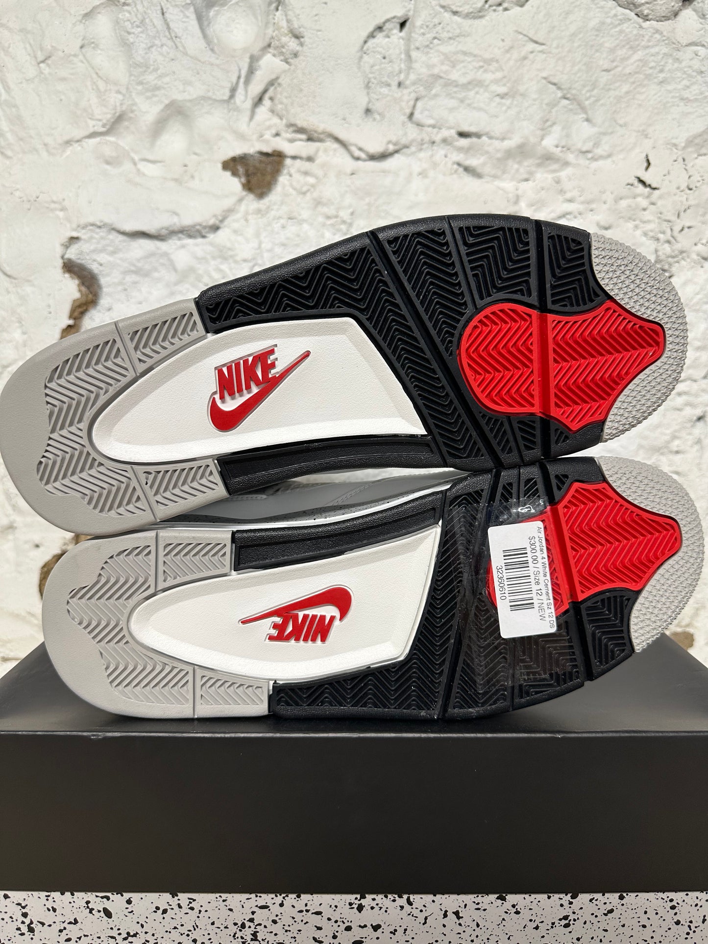 Air Jordan 4 White Cement Sz 12 DS