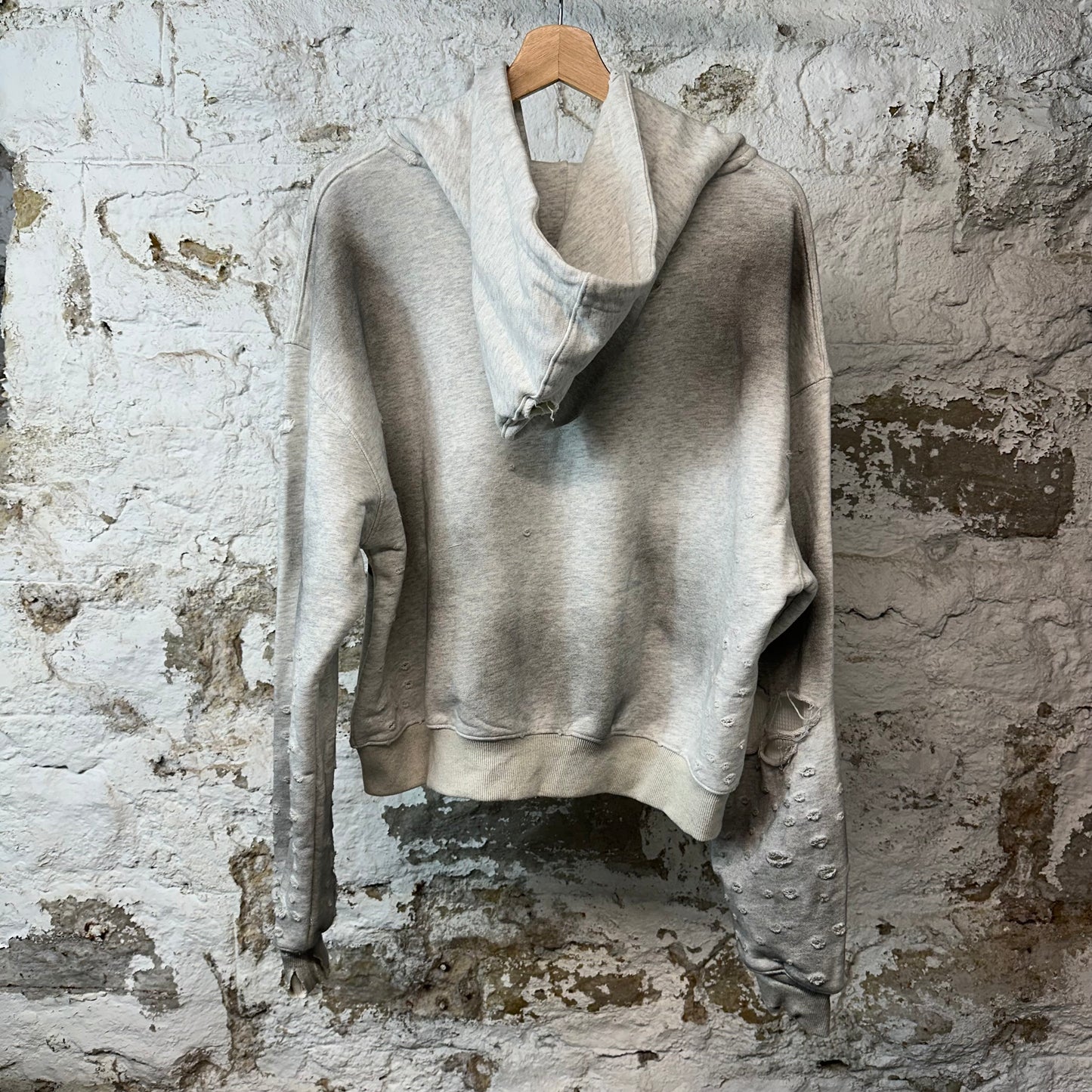 Vale Destroyer Gray Zip Up Hoodie