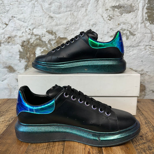 Alexander Mcqueen Iridescent Tab Black Sneaker Sz 10 (43)