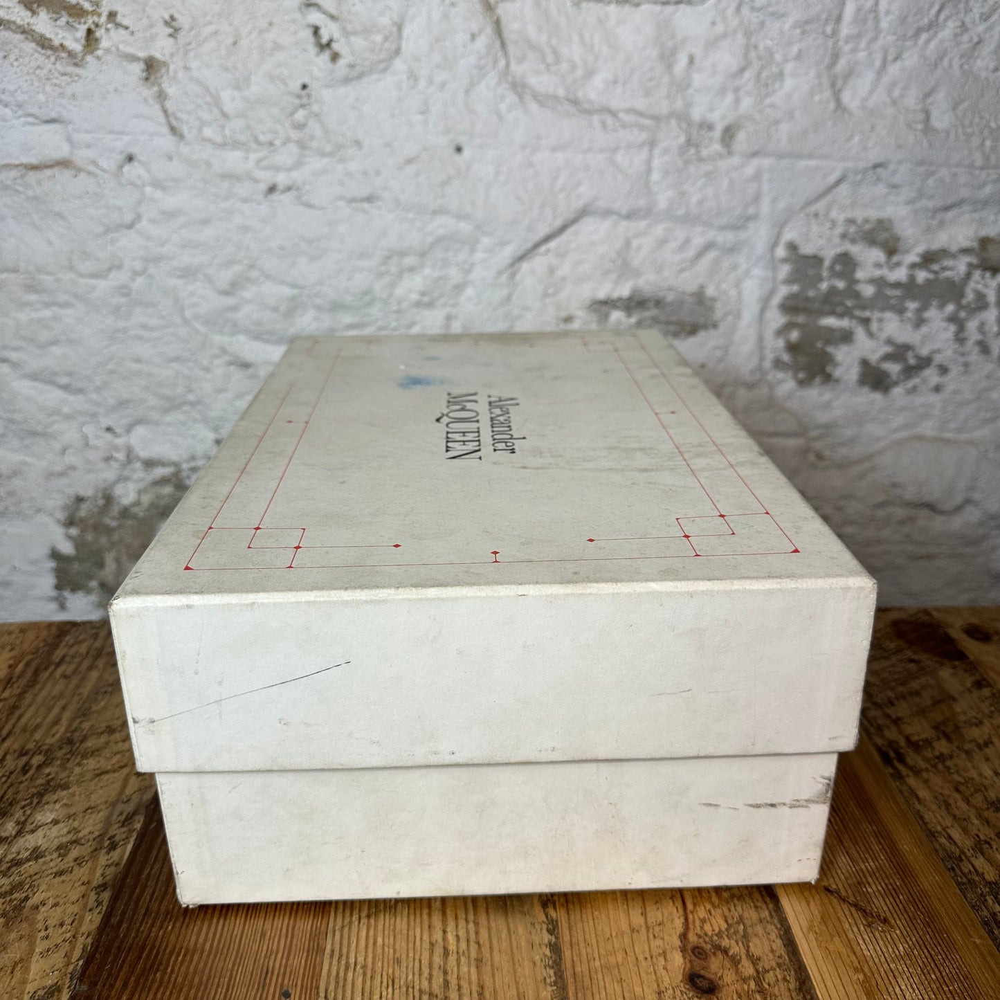 Alexander Mcqueen Changing Tab White Sneaker Sz 8 (41)