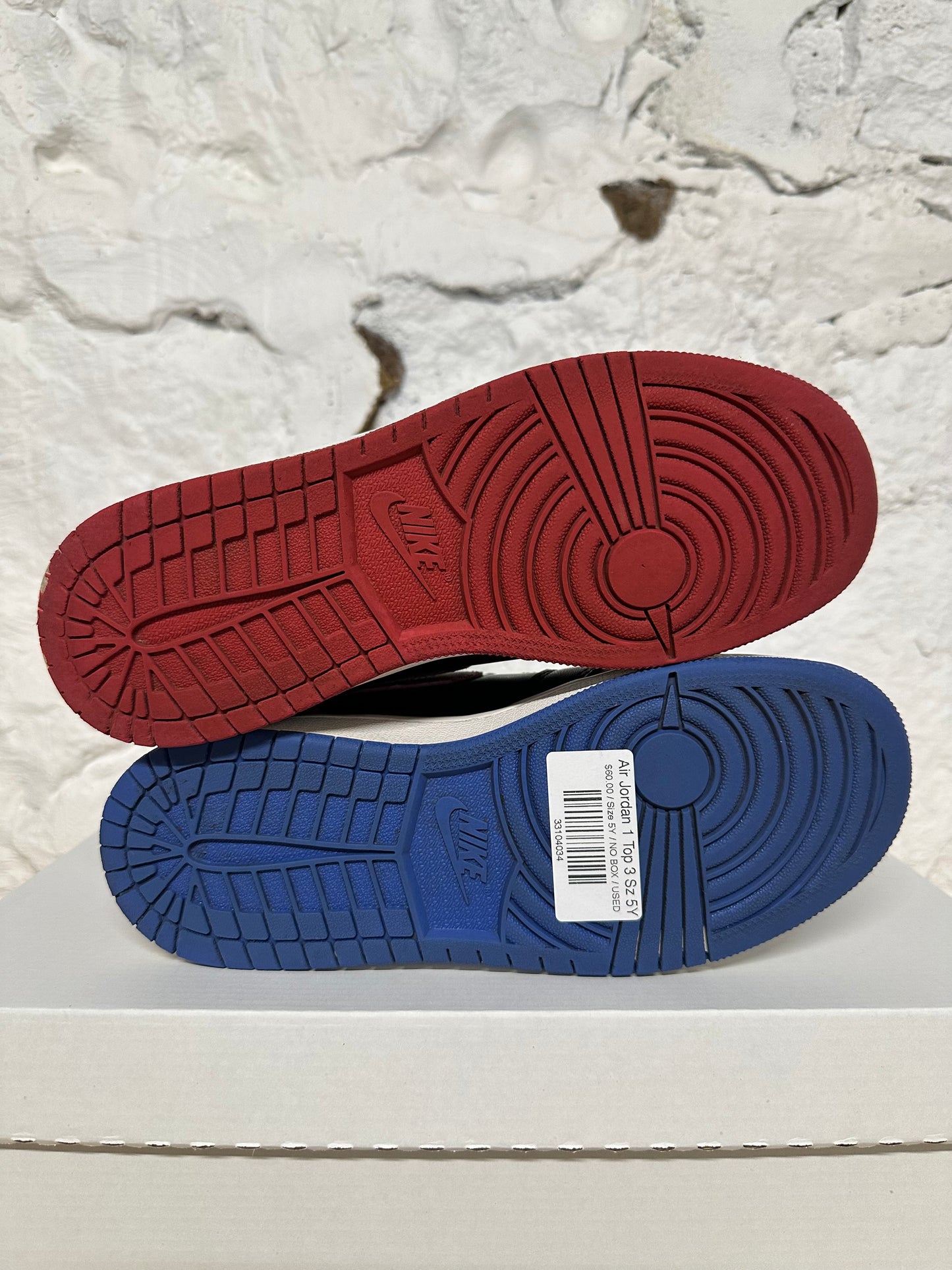 Air Jordan 1 High Top 3 Sz 5Y