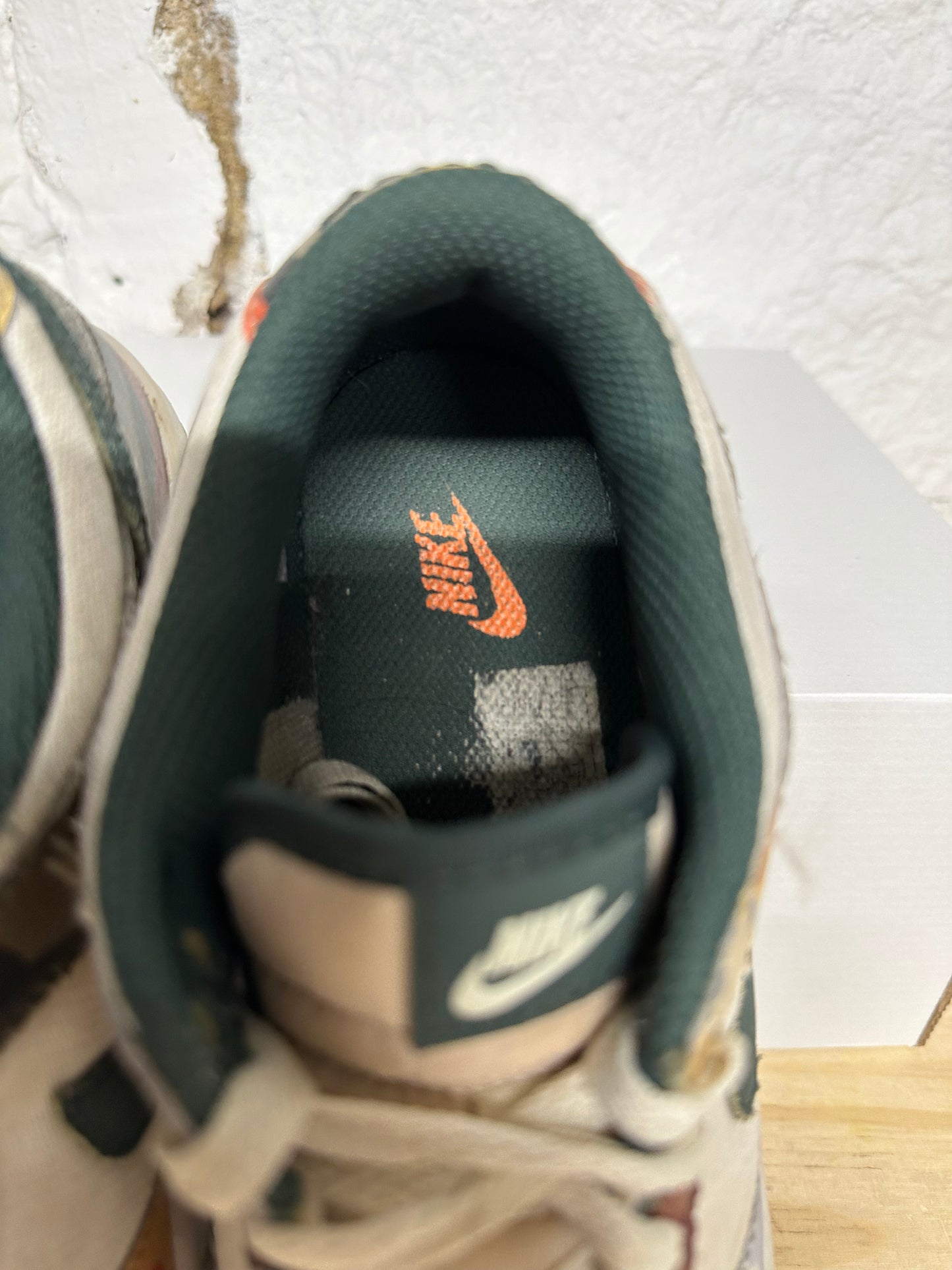 Nike Dunk Low Sail Multi-Camo Sz 5.5Y