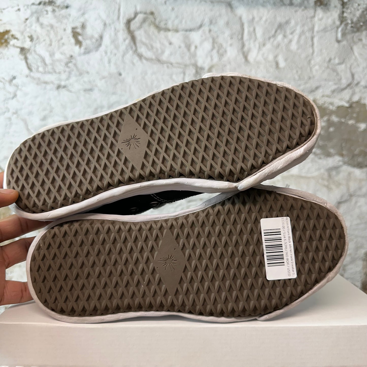 Maison Mihara Black Whiten Hank Sneaker Sz 6.5 (39)