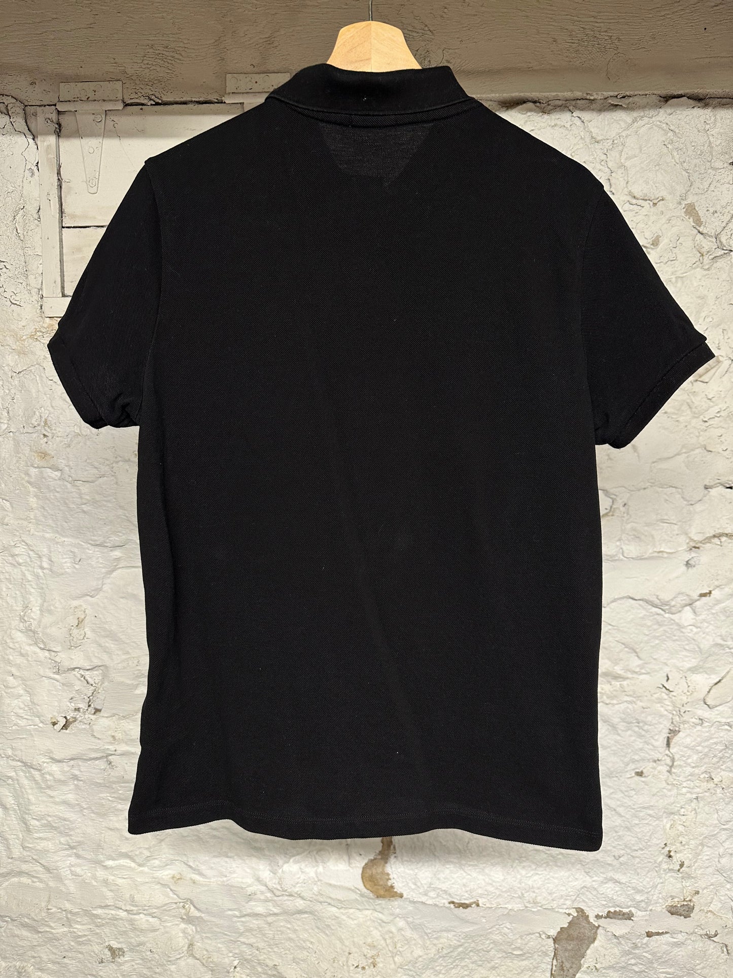 Moncler Red Black Polo Sz M