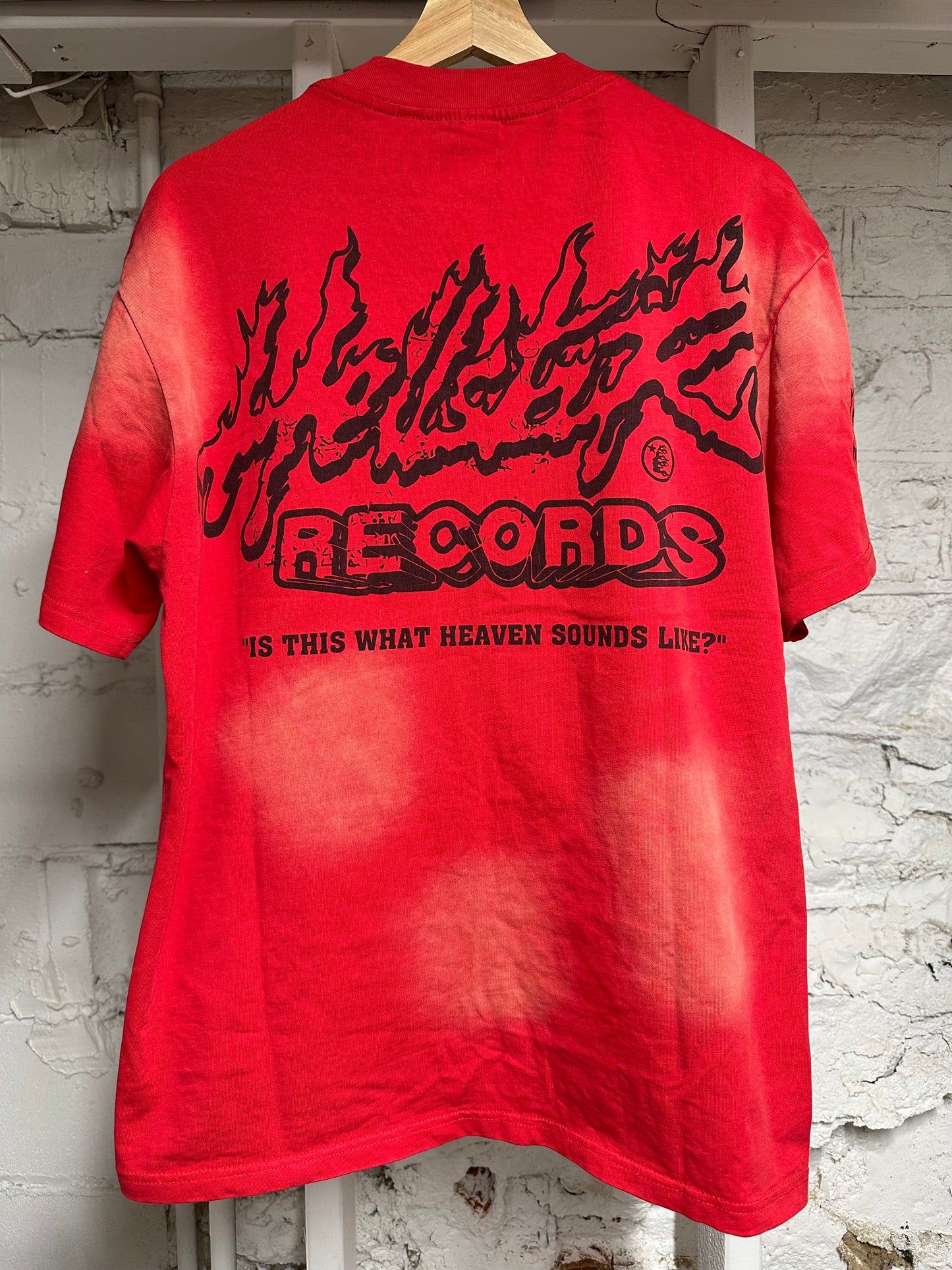 Hellstar Records Red T-Shirt Sz S