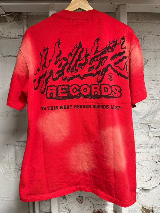 Hellstar Records Red T-Shirt Sz S