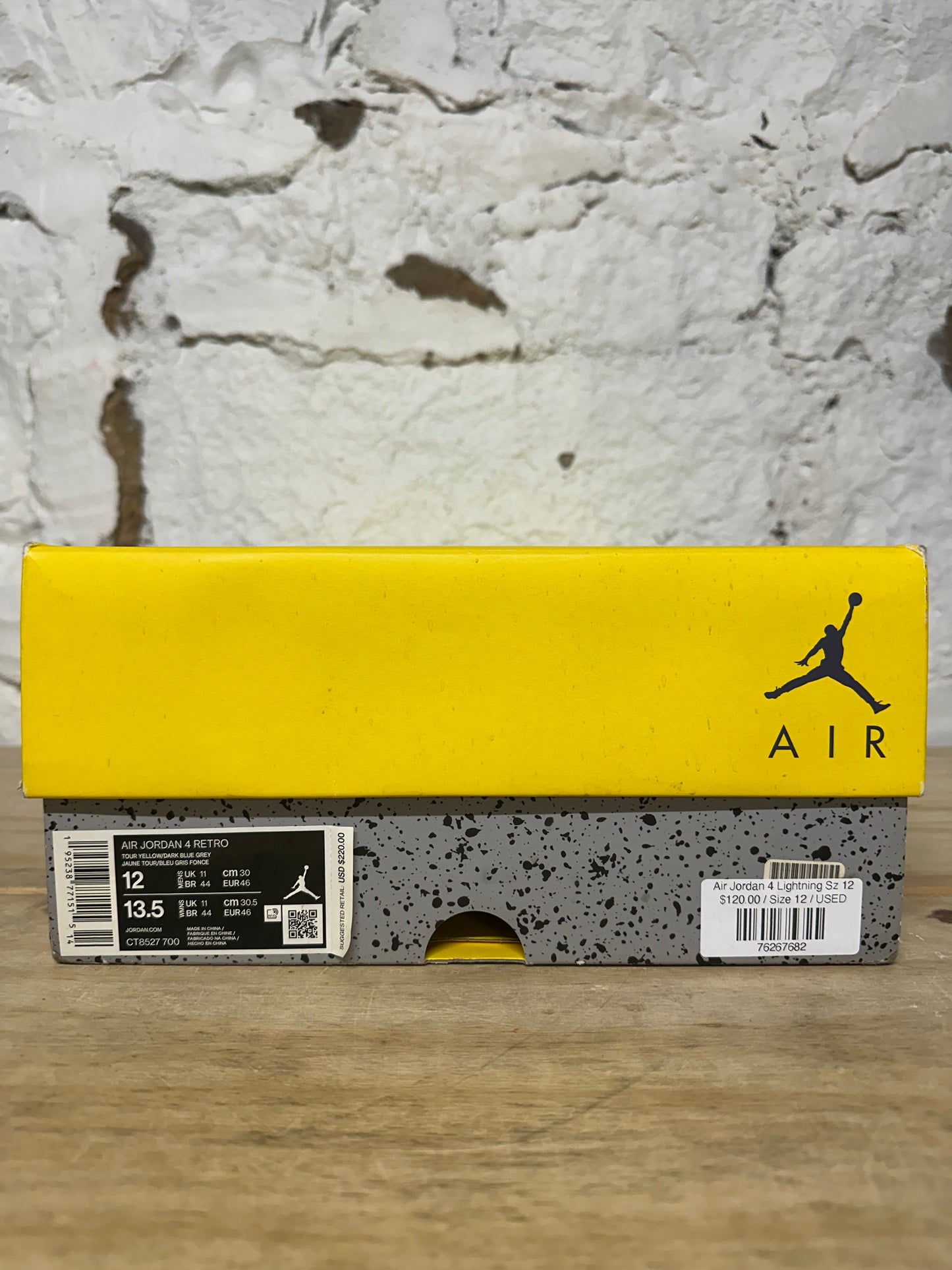 Air Jordan 4 Lightning Sz 12