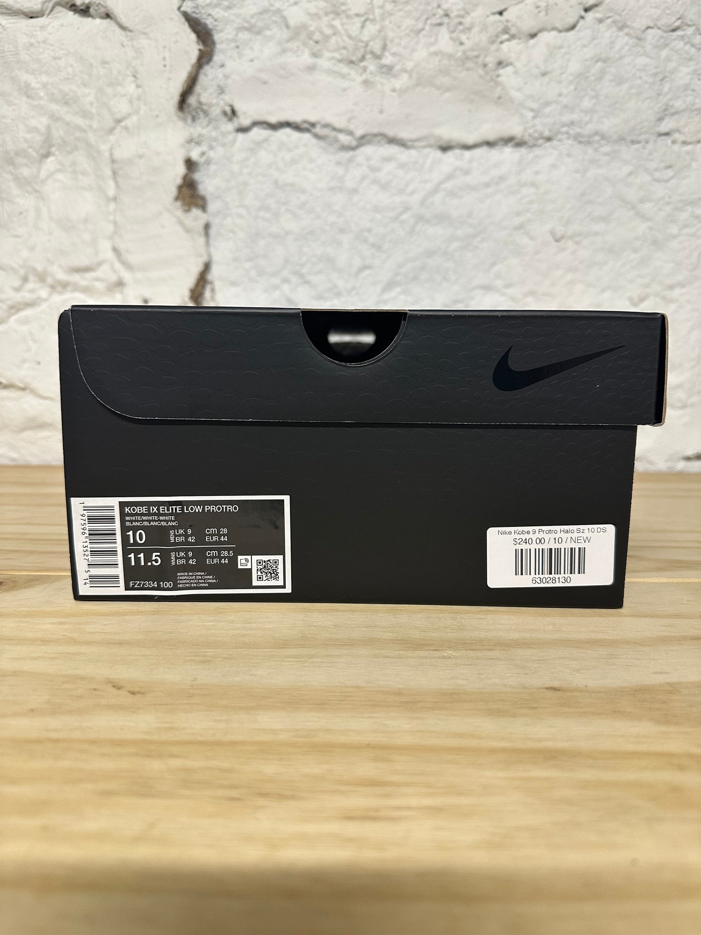 Nike Kobe 9 Elite Low Protro Halo Sz 10 DS