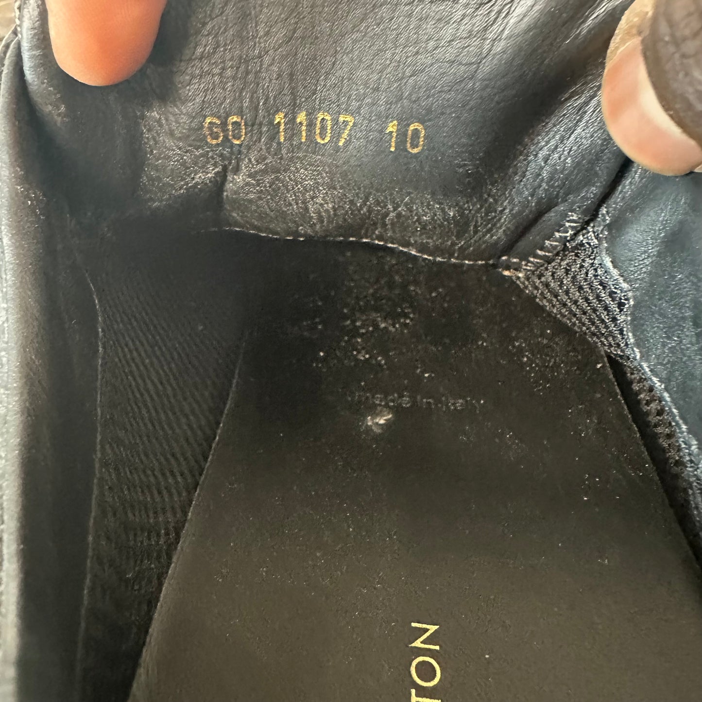 Louis Vuitton Damier Runaway Sneaker Sz 11.5 (10LV) No Box