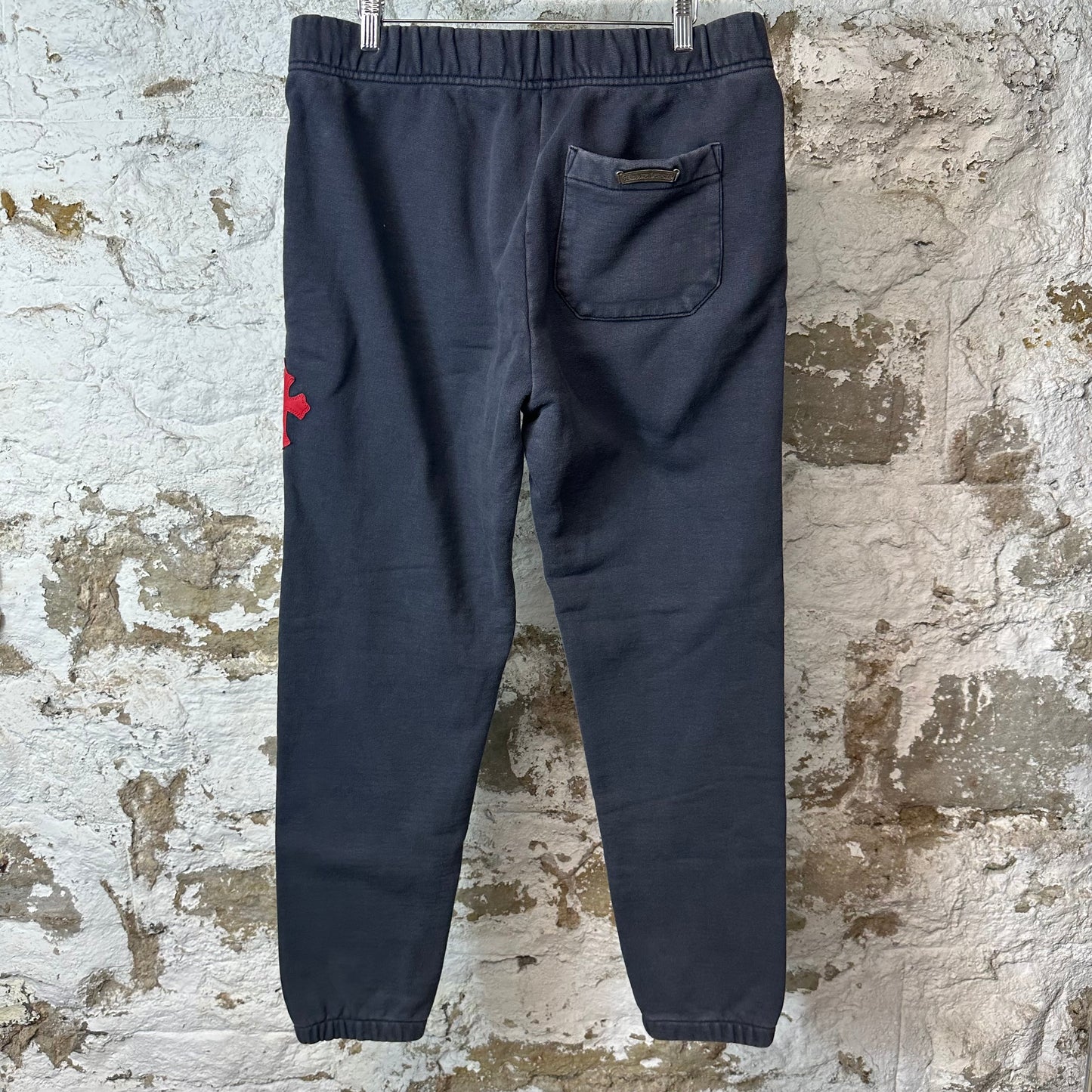 Chrome Hearts Paper Jam Navy Sweatpants Sz M