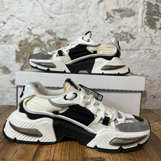 Dolce Gabbana Black White Grey Airmaster Sneaker Sz 8 (41)