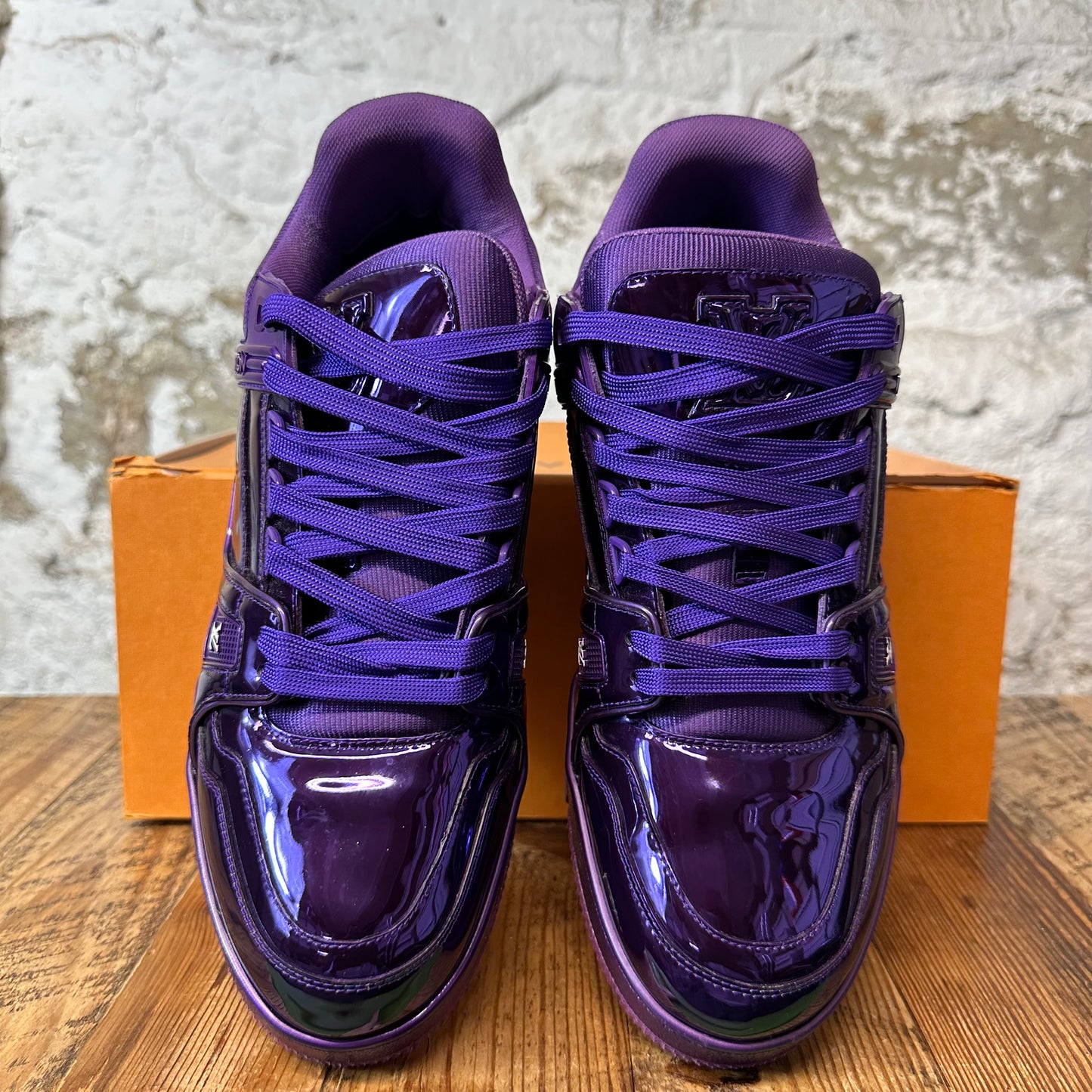 Louis Vuitton Purple Patent Trainer Sneaker Sz 10 (8.5LV)
