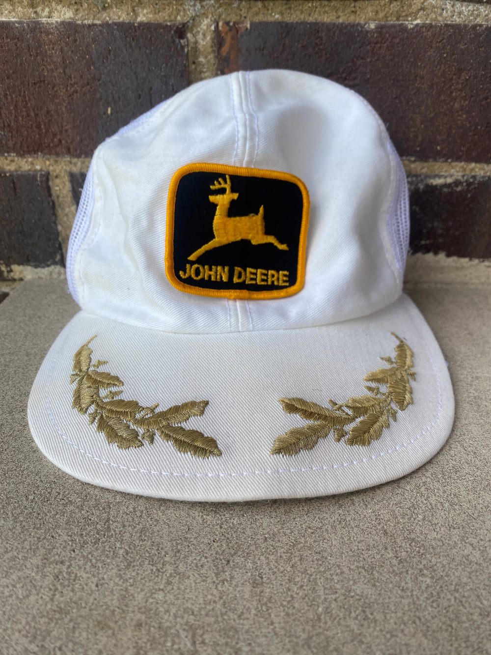 John Deere Thrashed Patch SnapBack Hat