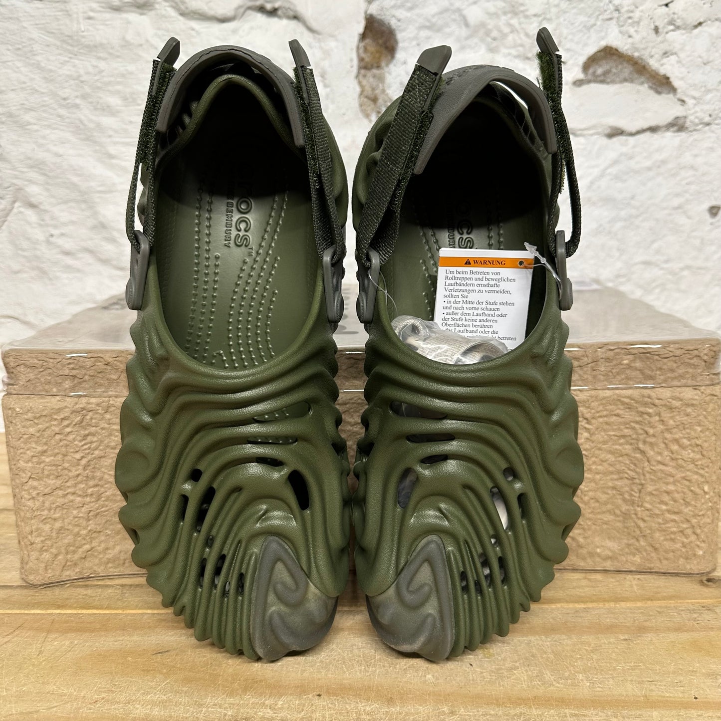 Crocs Salehe Bemburry Pollex Clog Cucumber Sz 10 DS